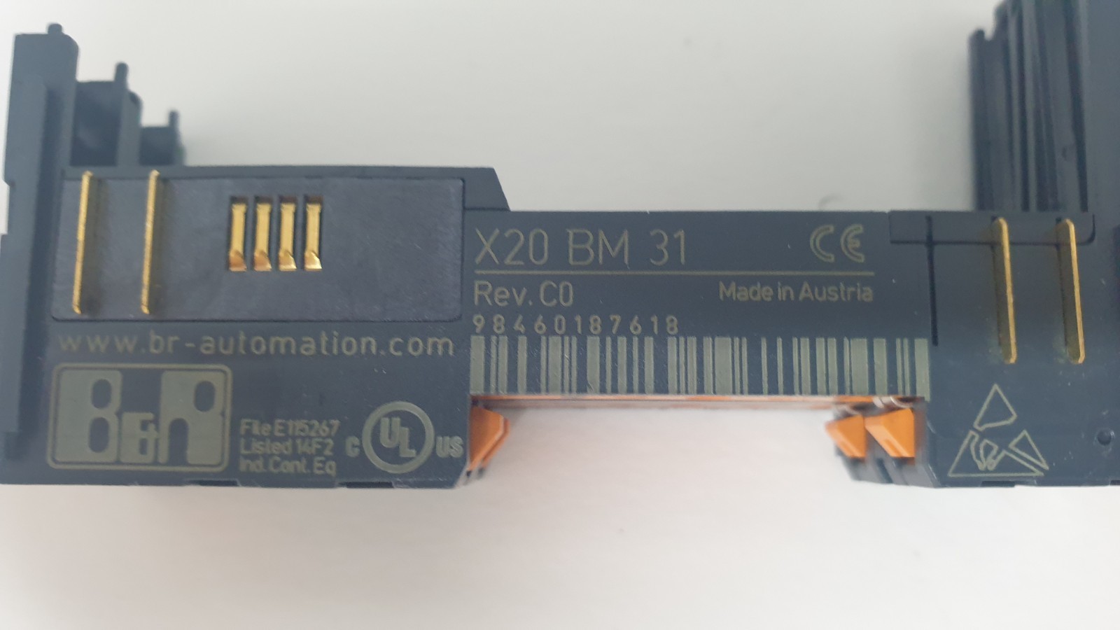 Lot of 2 B&R X20BM31 Bus Modules – Rev. C0 – USED