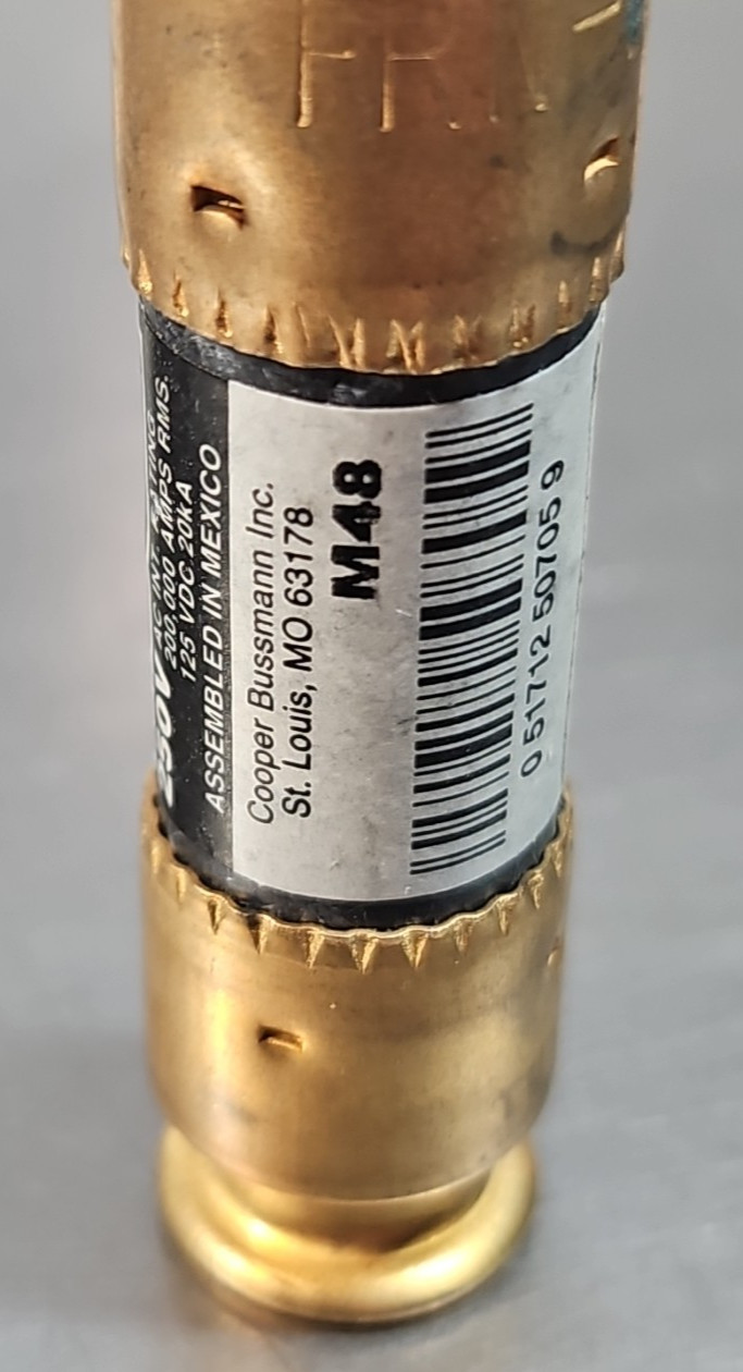 Fusetron FRN-R-1/2 Fuse Black Loc4C4