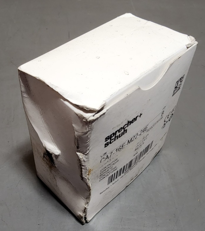 Sprecher + Schuh CA7-16E-M22-24E Contactor 24VDC Coil 2NO 2NC