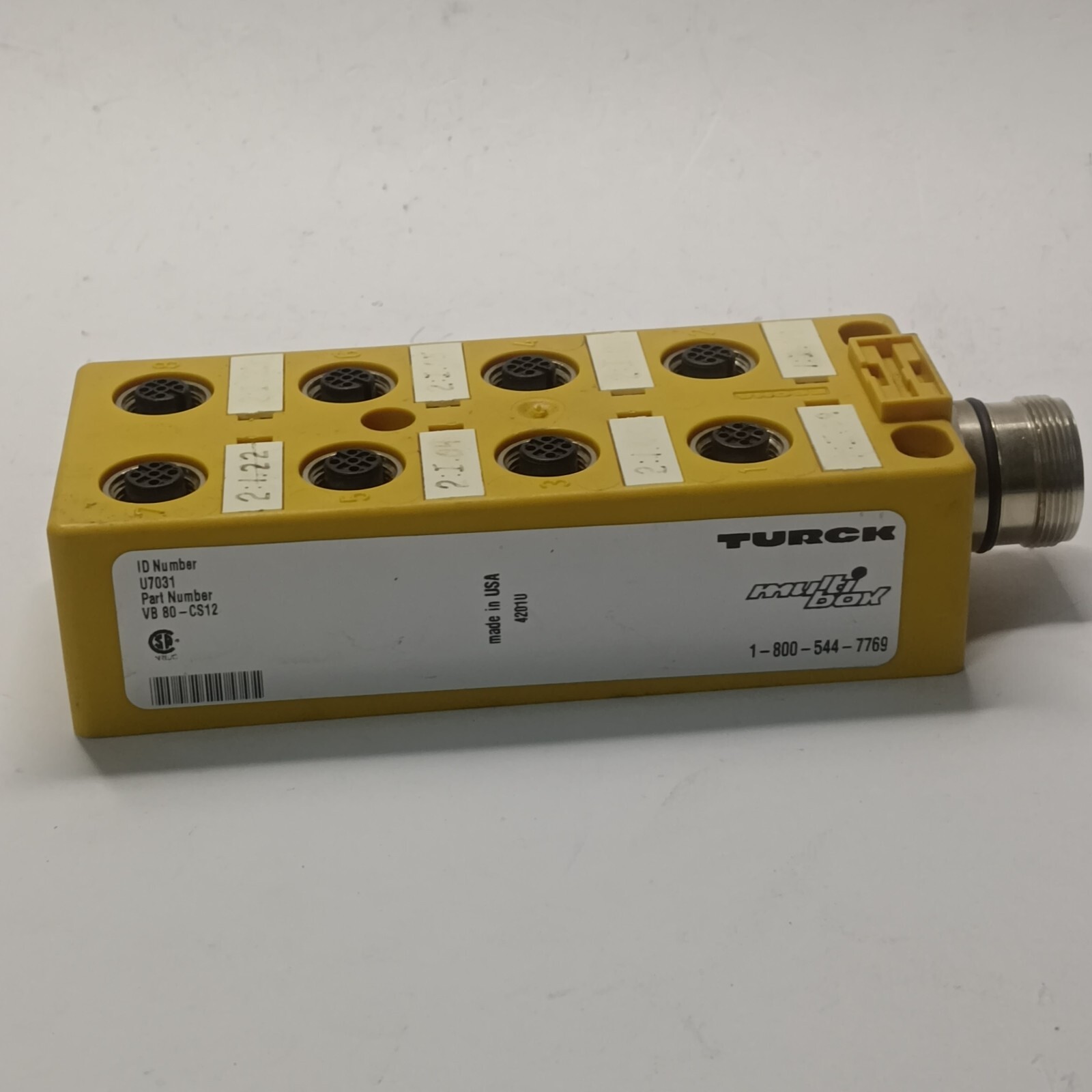 Turck ESCHA VB 80-CS12 Multi box 8-Port Actuator and Sensor Junction box U7031