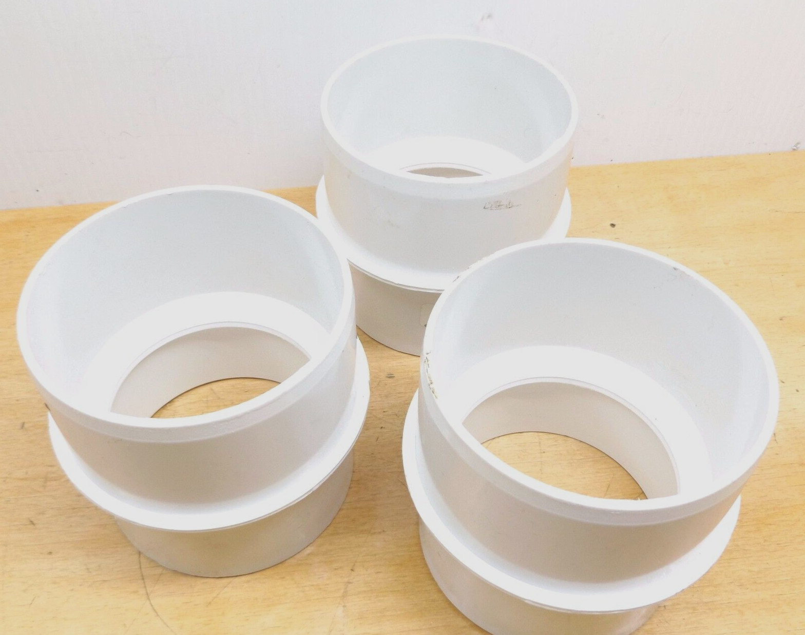 Lot of 3 Mueller 40934 4″ x 3″ PVC Swr to Dwv Bushing SDR35