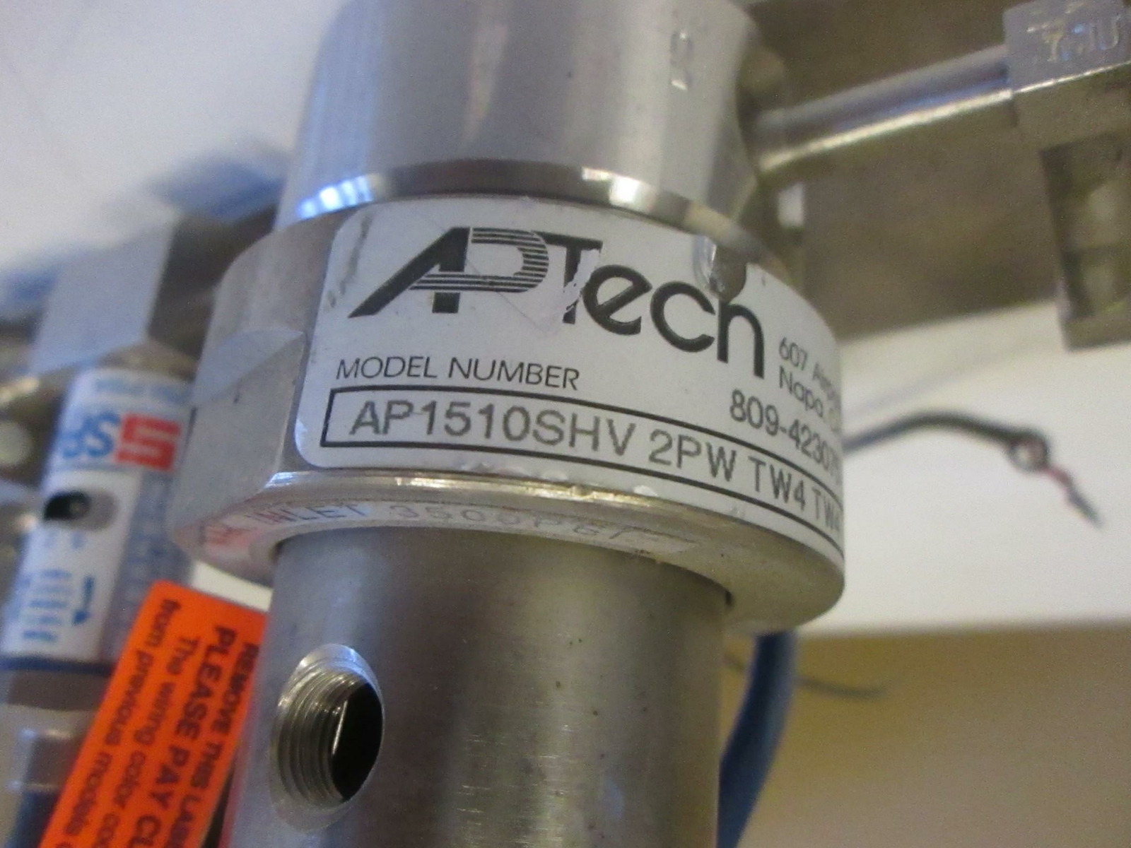 Gas Line Assy, AP1502SHV, 6LV-DLBW4-R5-P7, 6LV-BNBW4-P7-C, Transducer, Used