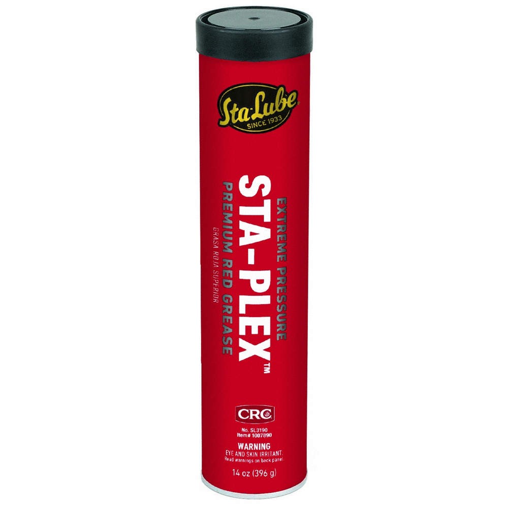 STA LUBE SL3190 Red Grease,Cartridge,14 oz,NLGI Grade 2 5EVZ0