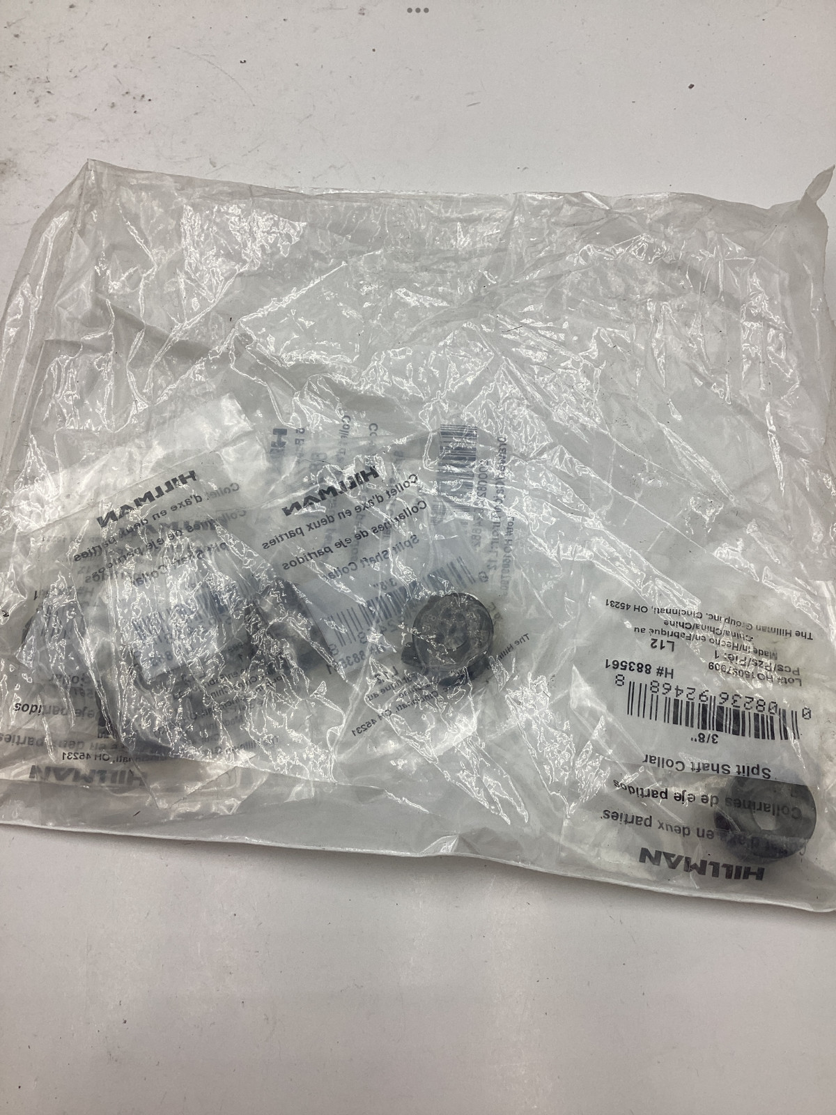 PACK OF 5 HILLMAN -1-3/8″ Double Split Shaft Collar