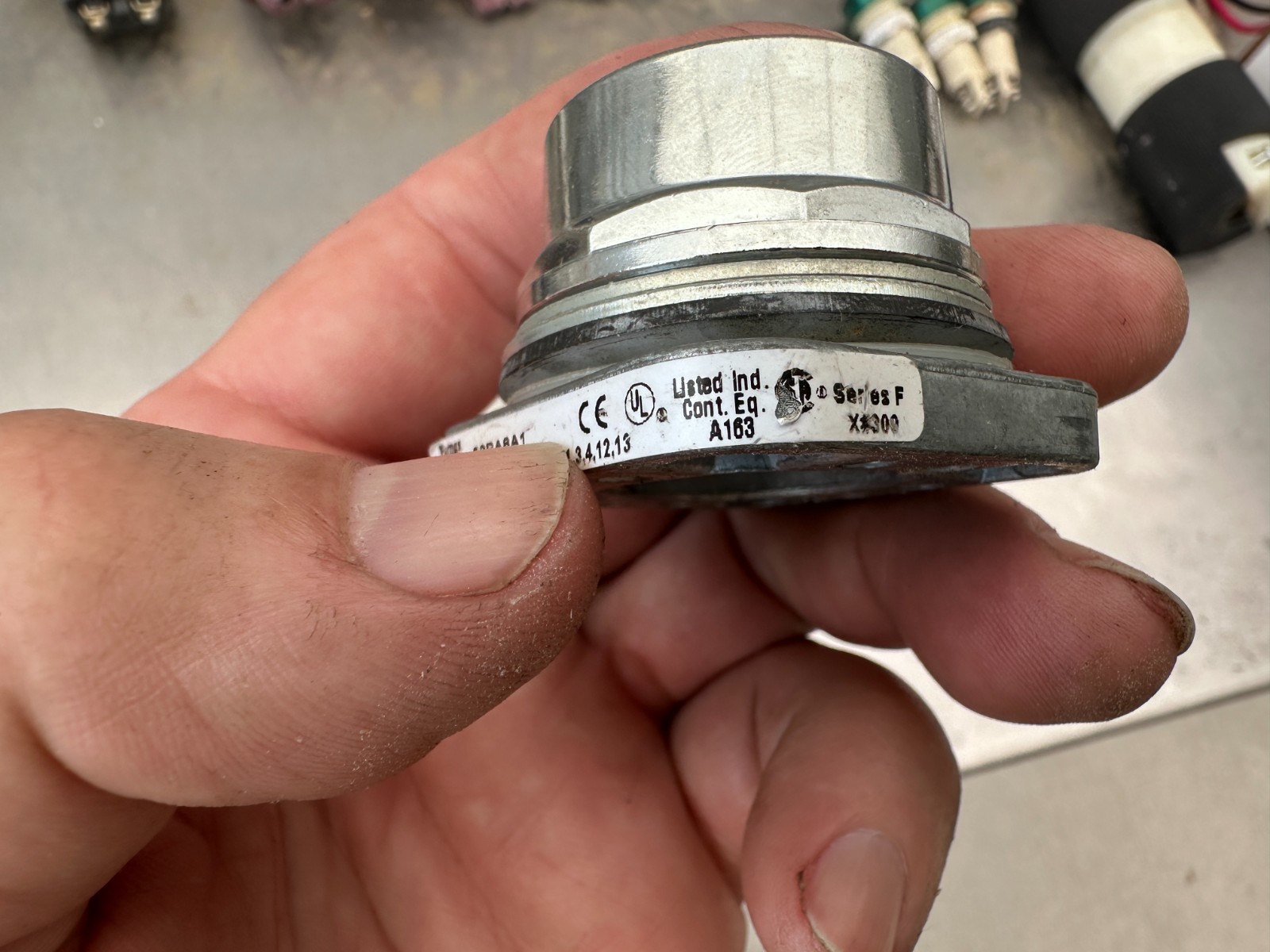 Furnas/Siemens 52PA8A1 Push Button Operators, Black – (Lot of 3)