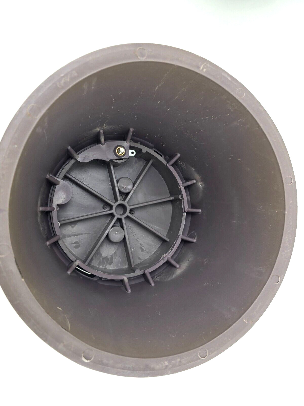 Newhouse Electric 10 in. Round Electrical Splice Box Gray PVC Outdoor 910AX