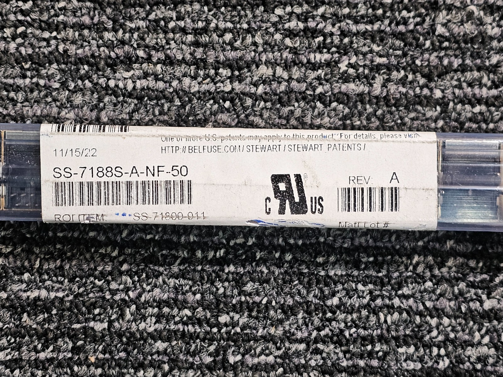 (QTY33) Stewart Connector Jack Cat5e Shielded SS-7188S-A-NF-50 Thermoplastic