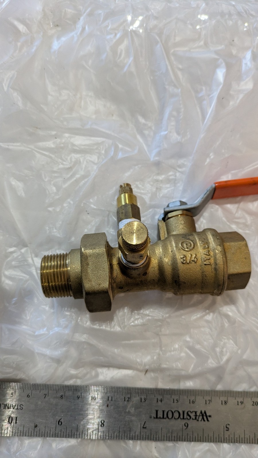 Ball Valve Union Combination BELIMO 3/4 BRASS