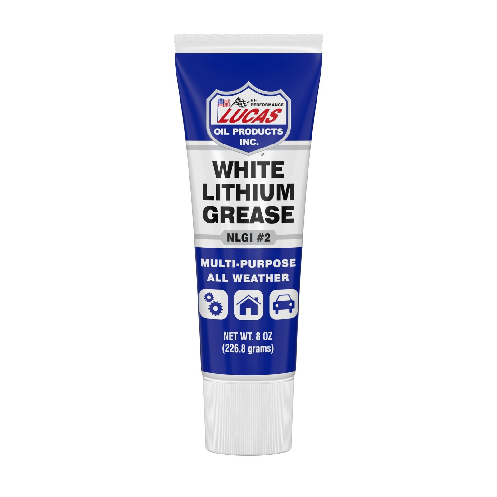 Lucas Oil 10533 White Lithium Grease – 8 oz. Squeeze Tube (12 Pack) 12 pack