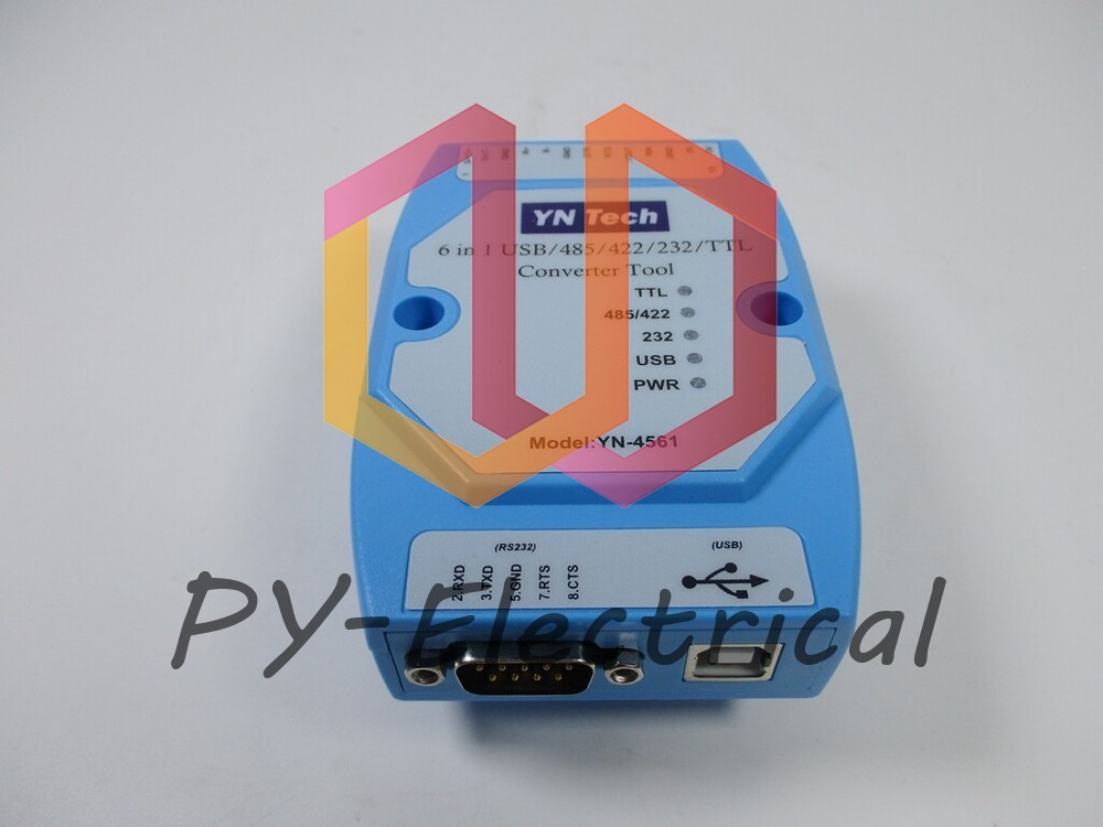 YN4561I Isolated Six-in-One Serial Port Module CP2102 USB/485/422/232/TTL (1PCS)