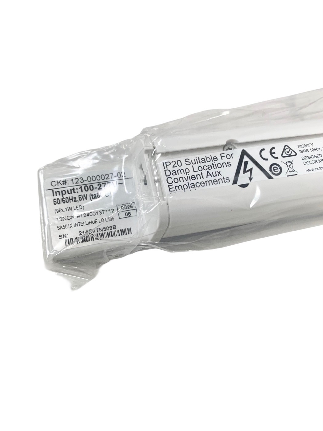 COLOR KINETICS REF 123-000027-02 PureStyle Compact SA501X IntelliHue LO L305 1FT