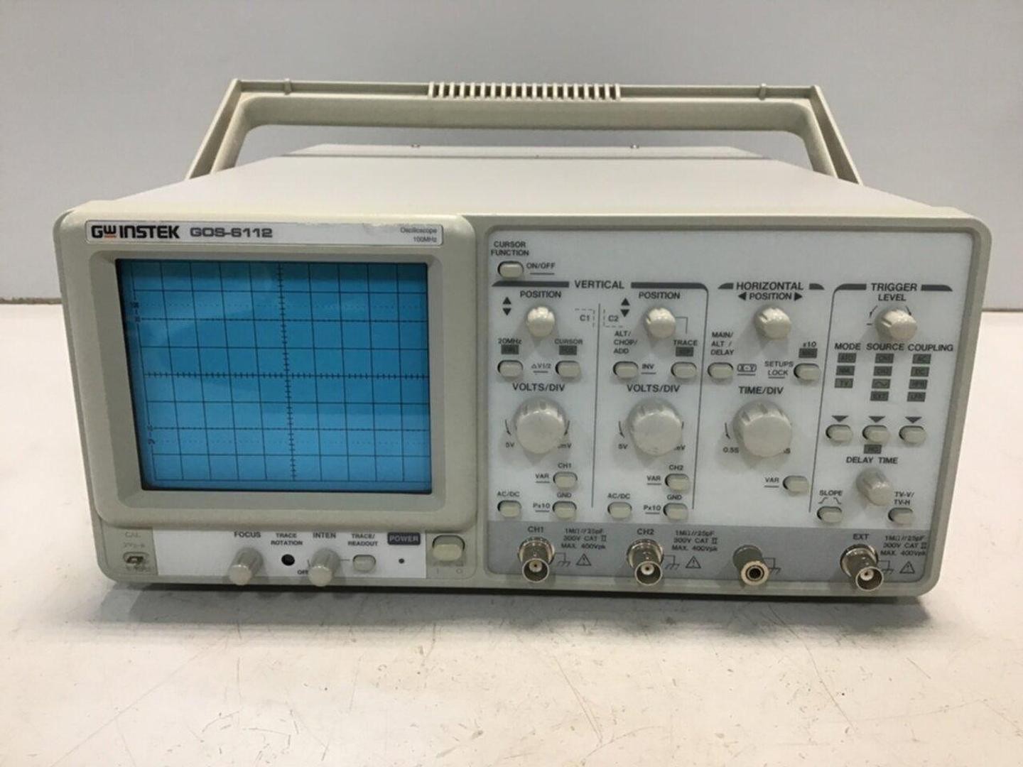 GW INSTEK Oscilloscope GOS-6112 Used #119522