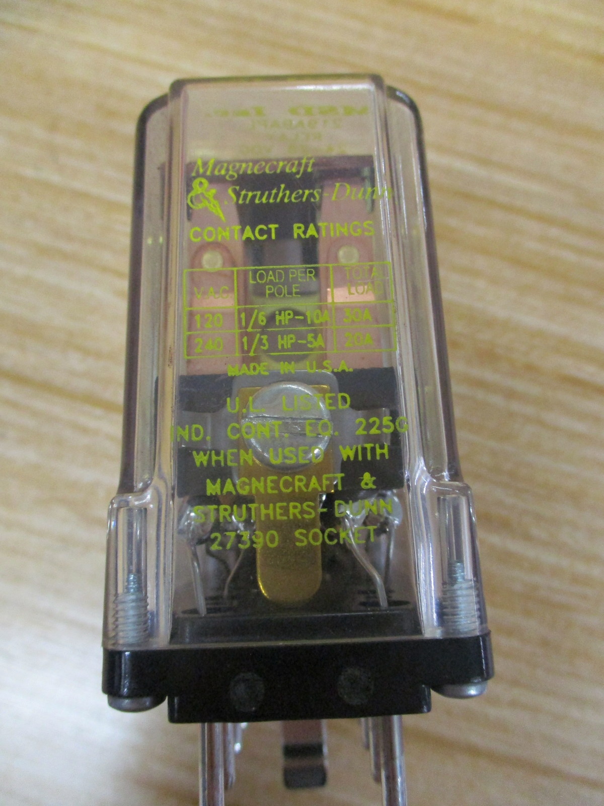 MSD 219ABAPL 24-28VDC Magnecraft Struthers Dunn Relay