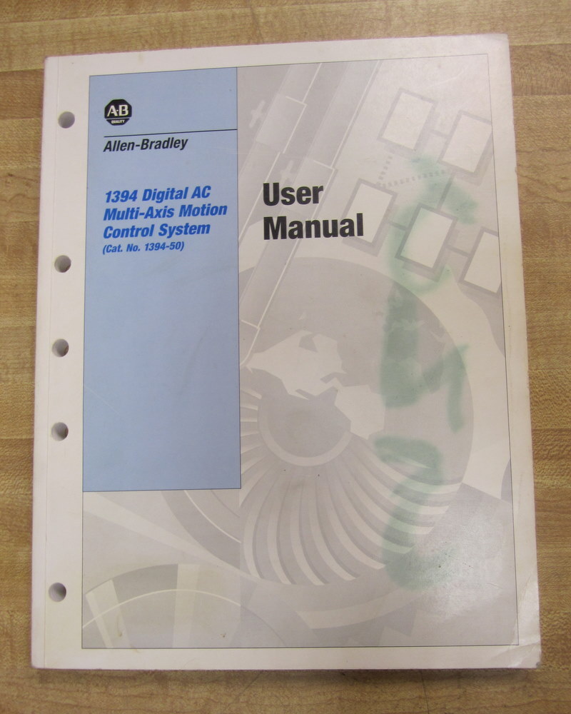 Allen Bradley 1394 Digital AC Motion Control Manual