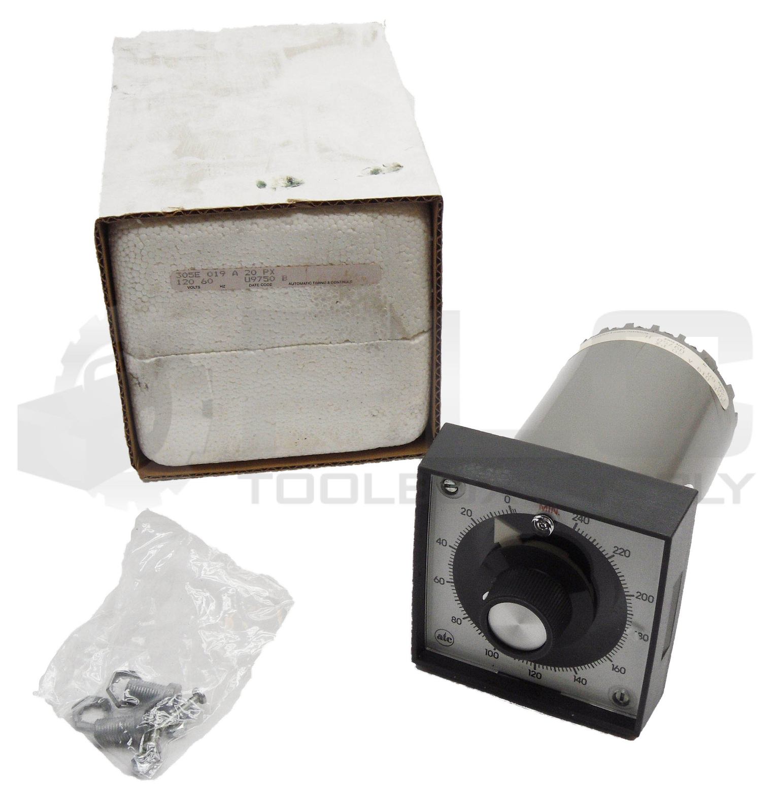 NEW ATC 305E019A20PX ELECTROMECHANICAL TIMER 120V 60HZ 0-240MIN