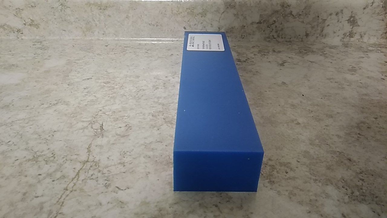 Brand Name 4126N132 30 Pk 2-1/2 In W 12 In L Blue Slippery UHMW Polyethylene Bar
