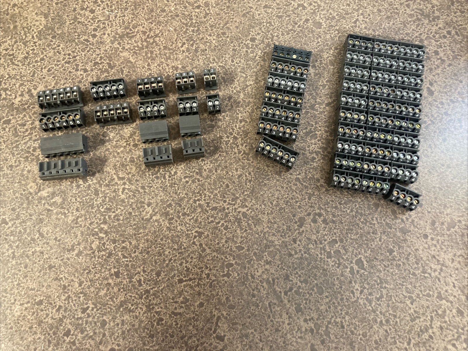 Mixed Lot of PCB Connectors – 110 pieces! For 2,3,4,5&6 Pins – SHIPS PROMPTLY!