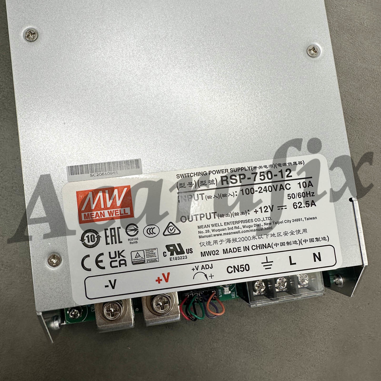 Brand New 12V 62.5A 750W Switching Power Supply RSP-750-12 for MEAN WELL