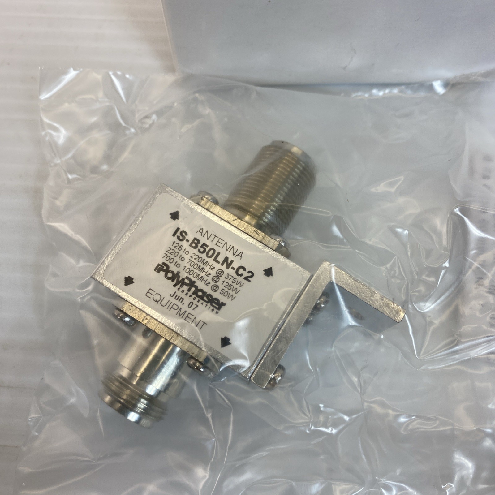 PROTECTION POLYPHASER RF SURGE PROTECTOR IS-B50LN-C2