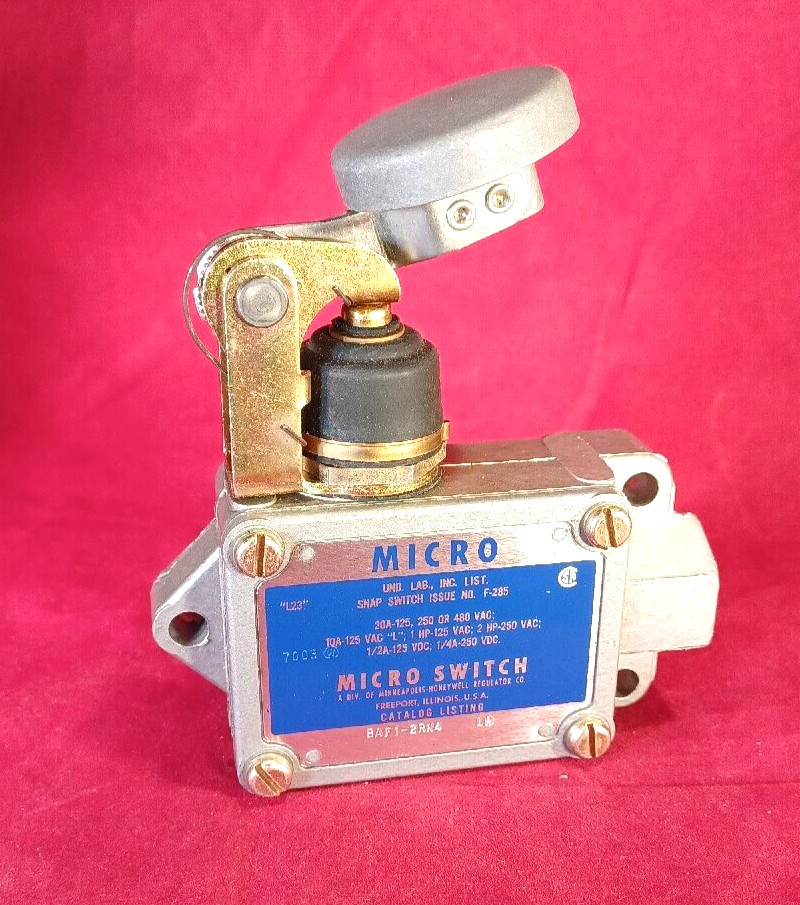 HONEYWELL BAF1-2RN4-LH NSMP MICRO SWITCH NEW VINTAGE ONS