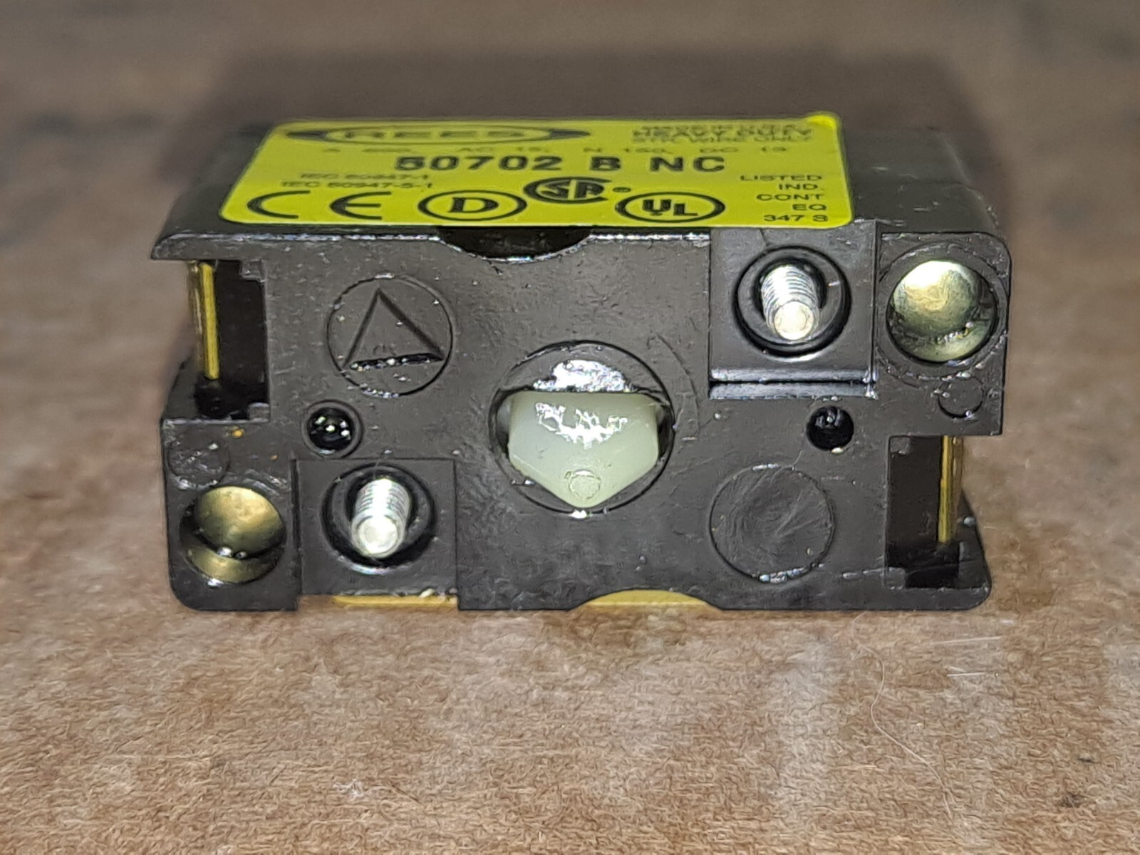 REES 50702 B NC Push Button Switch Contact Block 1NC Fast Shipping