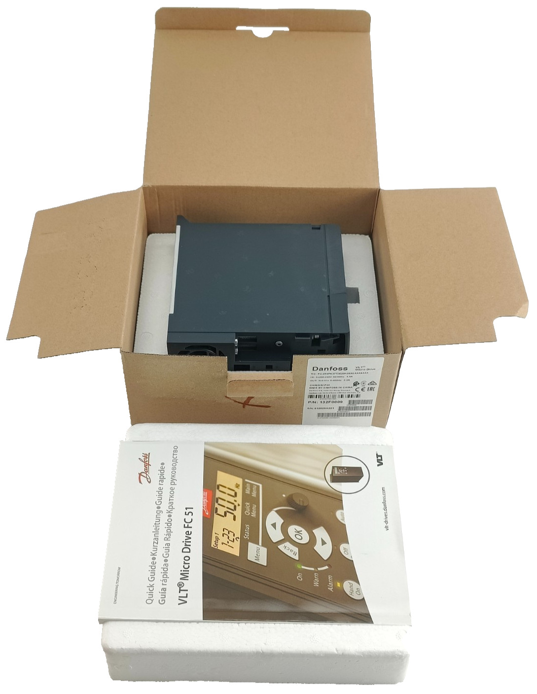 DANFOSS 132F0009, FC-051PK37T2E20H3XXCXXXSXXX VLT MICRO DRIVE SHIPS FROM USA!