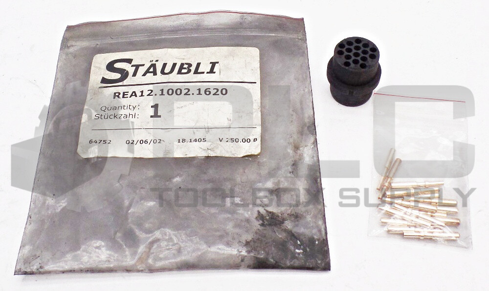 NEW STAUBLI REA12.1002.1620 16 PIN CONNECTOR
