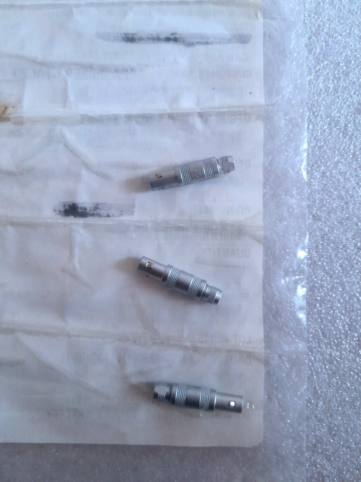 Set Of 3 LEMO FFA.00.250.CTAC29 Male Connector Plug, New In Package