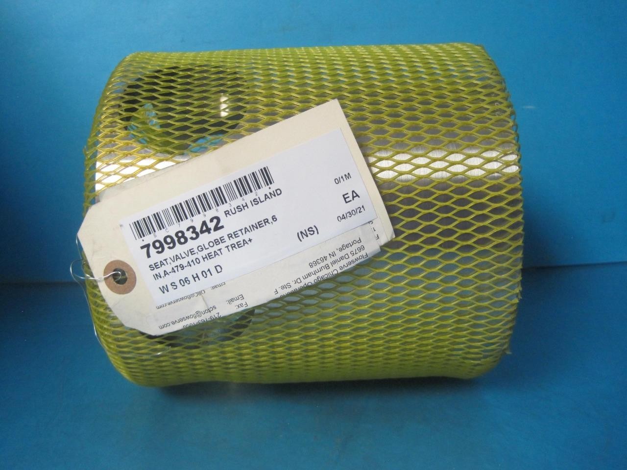 FLOWSERVE RERAINER SEAT MK1 PB 6″ CL 900/1500 TN 4 4.38 BORE A-479-410 S41000