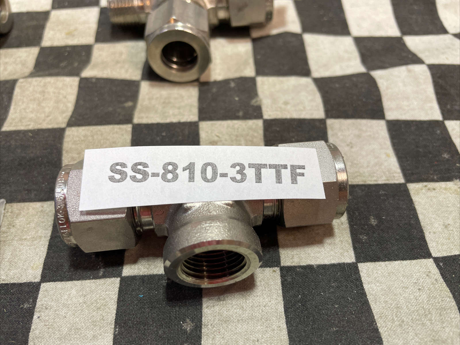 SWAGELOK SS-810-3-8TTM, SS-810-3TMT, SS-810-3TTF, SS-810-3-6-6, LOT OF 4#1326V18