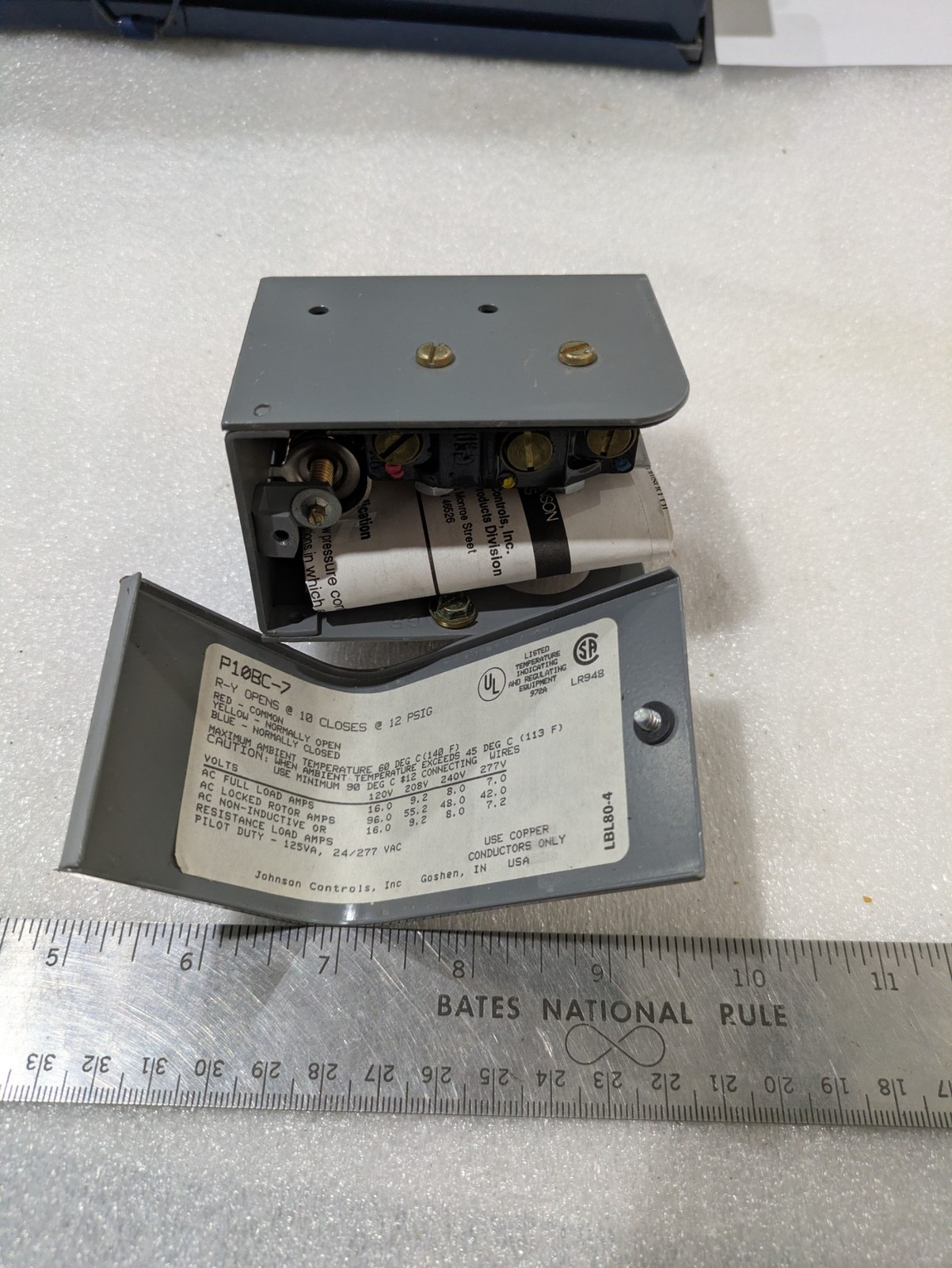 PENN P10BC-7 24-277V AC 125VA 12 PSIG