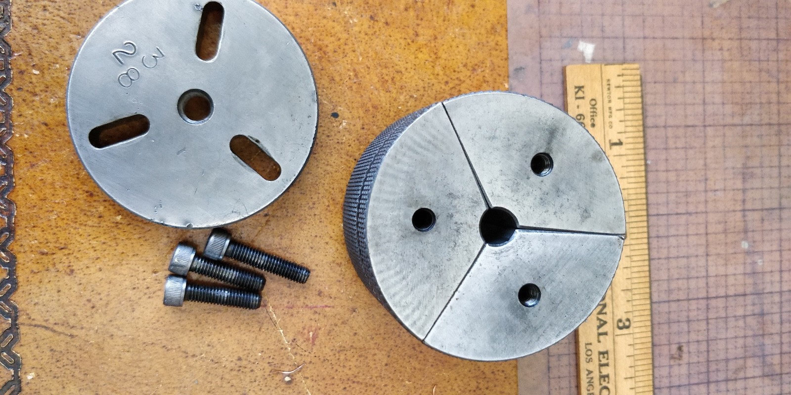 Collett / Wedge 2-3/8″ ID mount for Pneumatic Beveler or flange facer H&S Tool