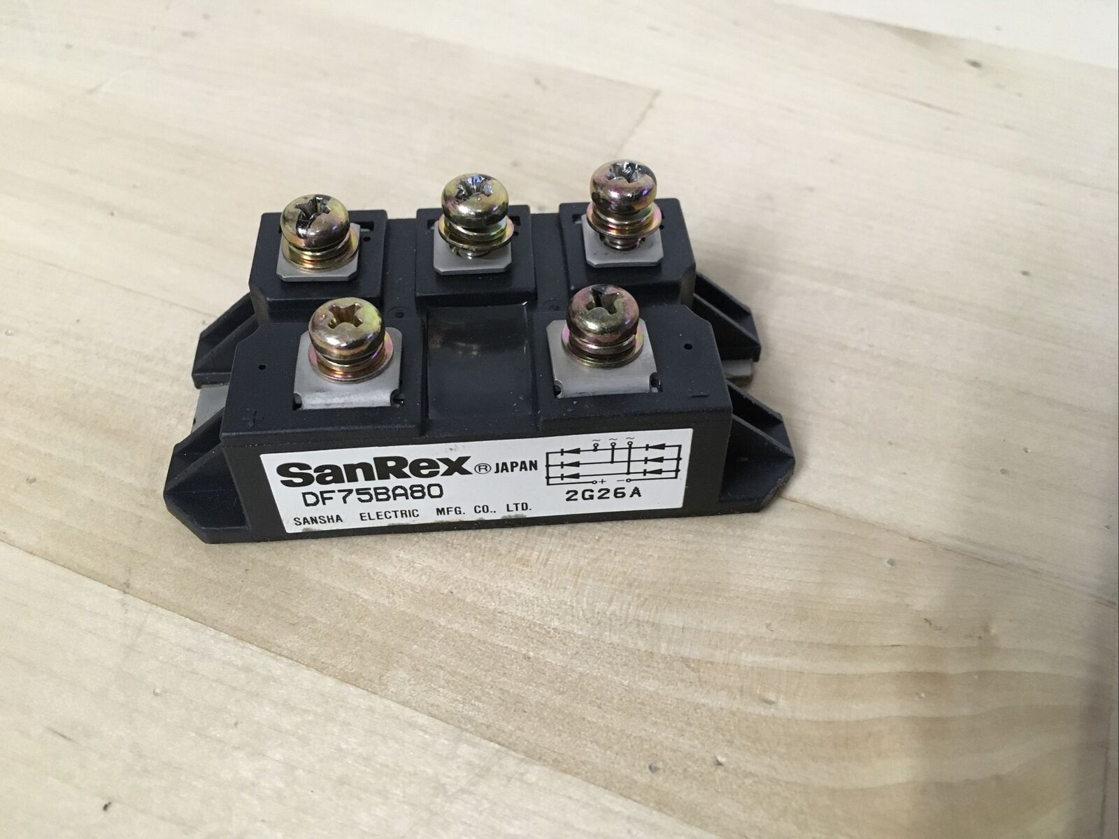 Sansha Electric SanRex Power Supply Module 2G26A DF75BA80 Rectifier