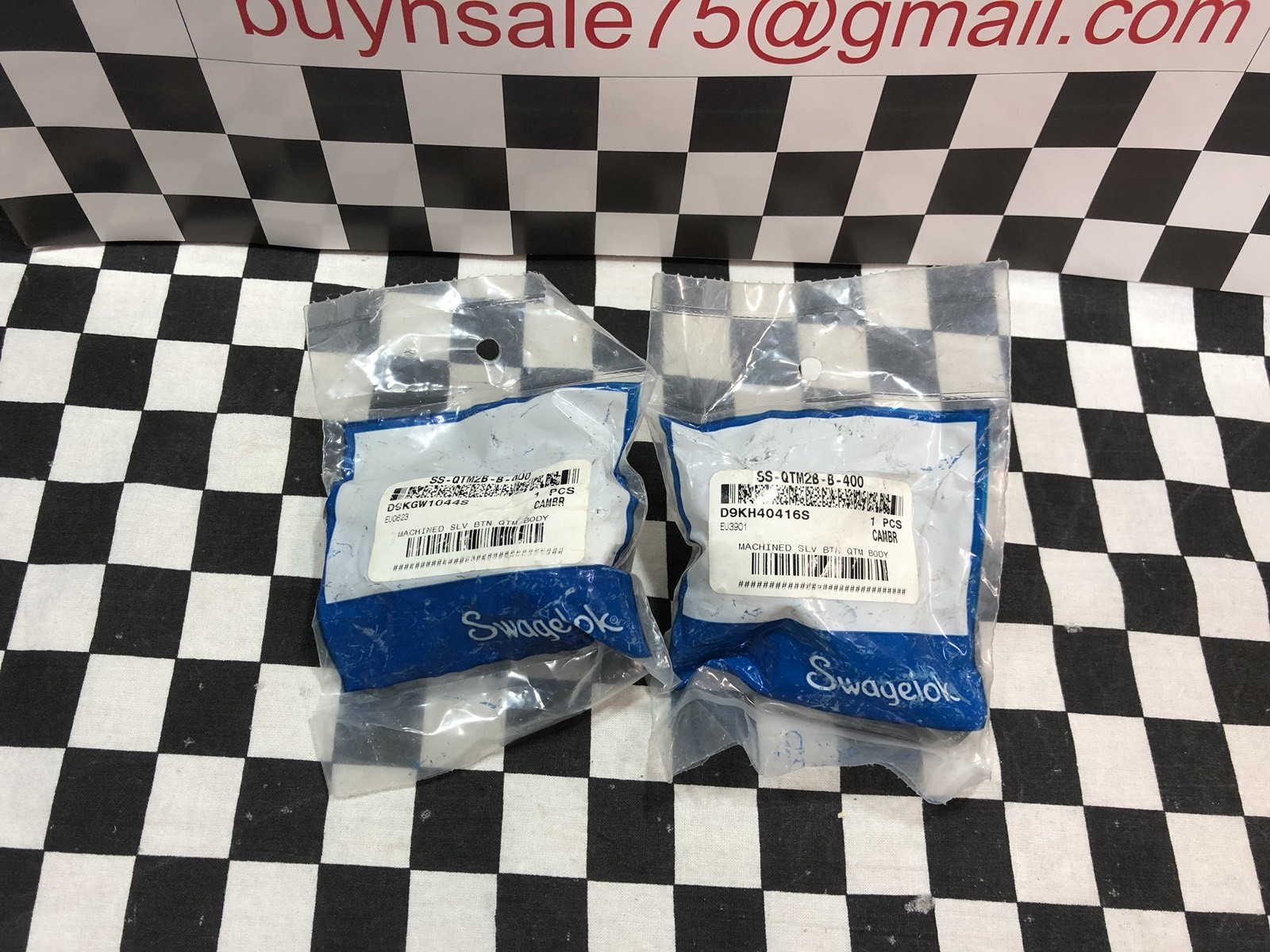 Lot Of 4, Swagelok Quick Connect 1/4″ COMP, SS-QTM2B-B-400, SHIPSAMEDAY#1654D5