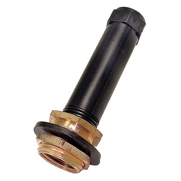Dial Mfg Dial Black Brass Drain/Overflow