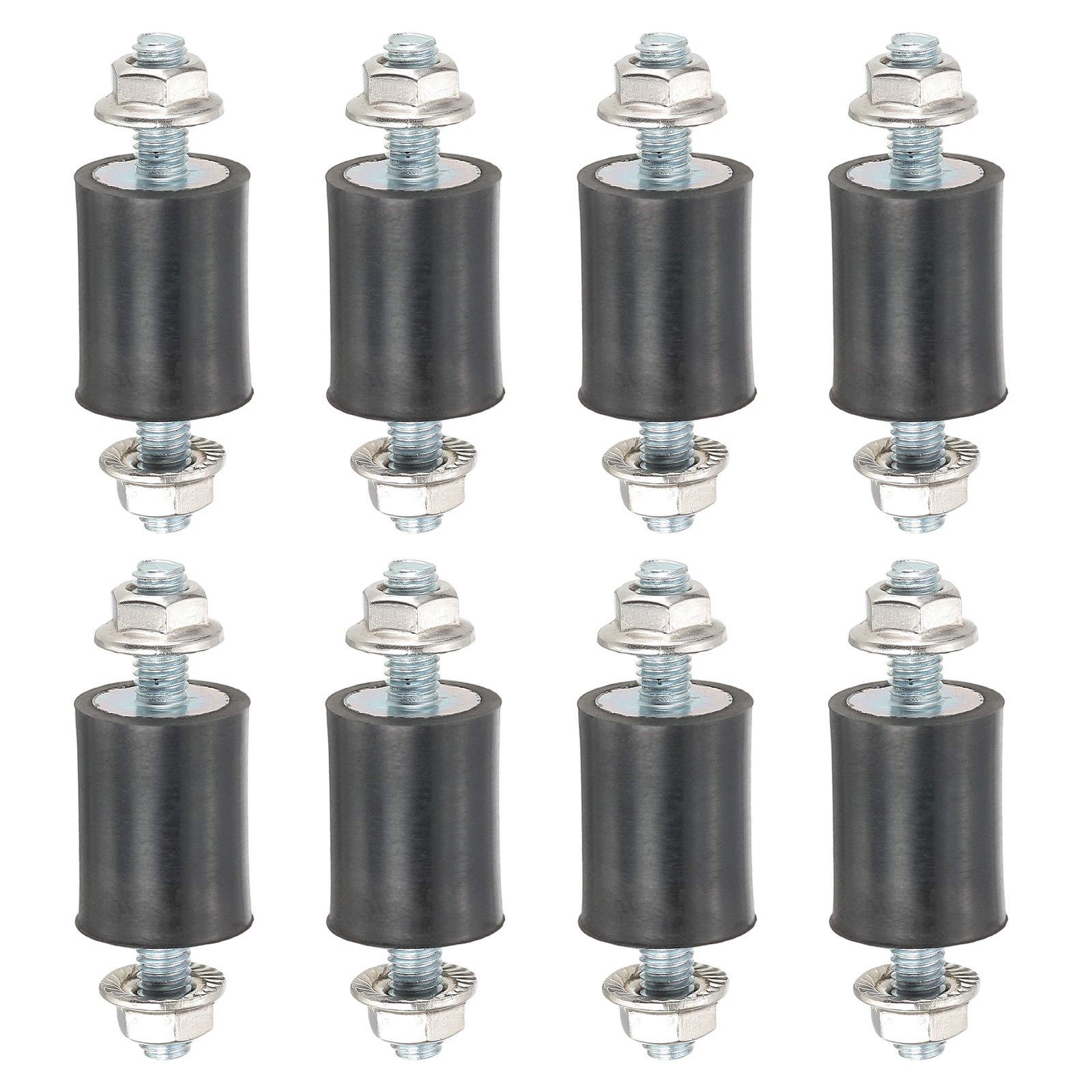 M5-15x20mm Rubber Isolator Mounts Vibration Studs Shock Absorber, 8Pcs (44mm)