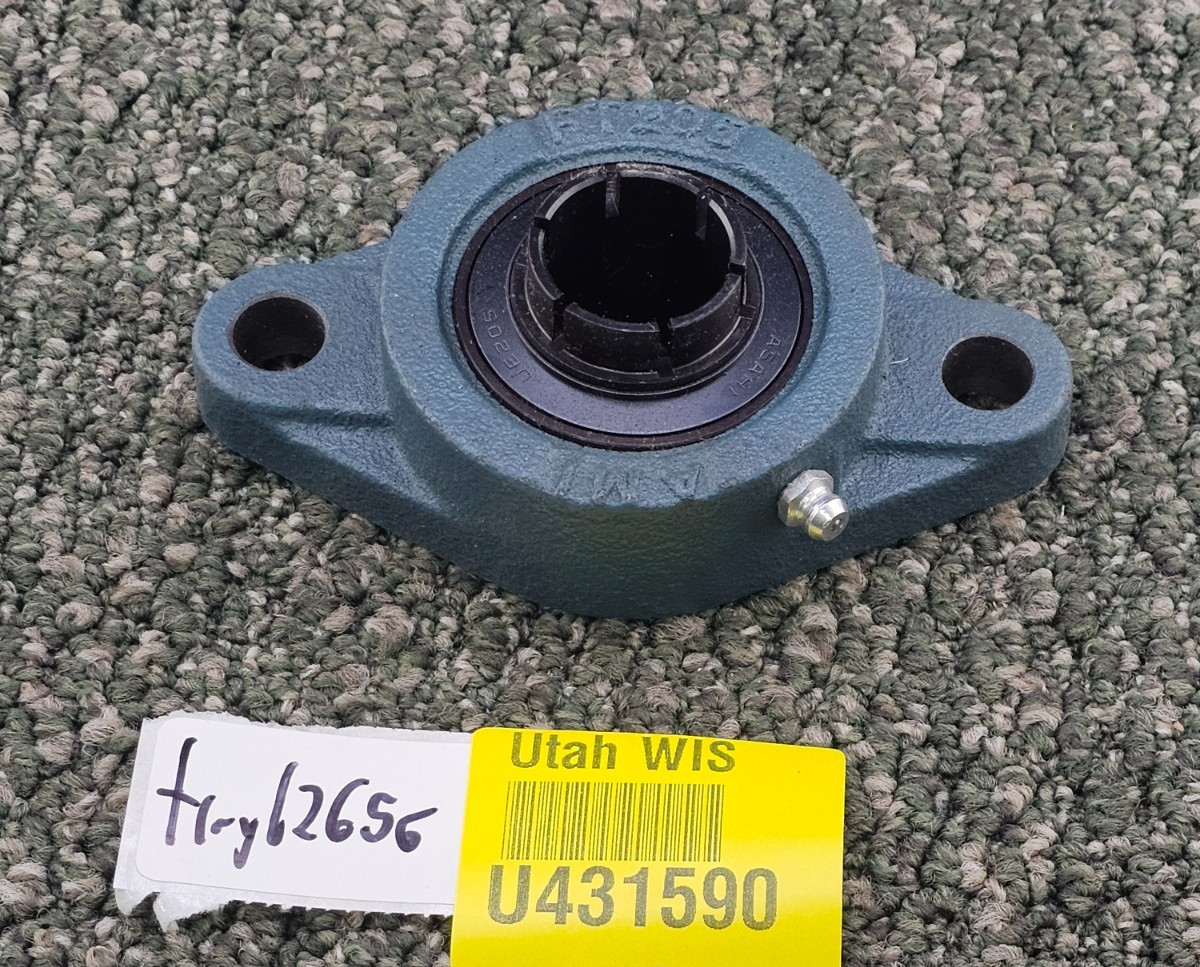 AMI FT205 2-Bolt Flange Mount Bearing With Asahi UE205 Insert Bearing