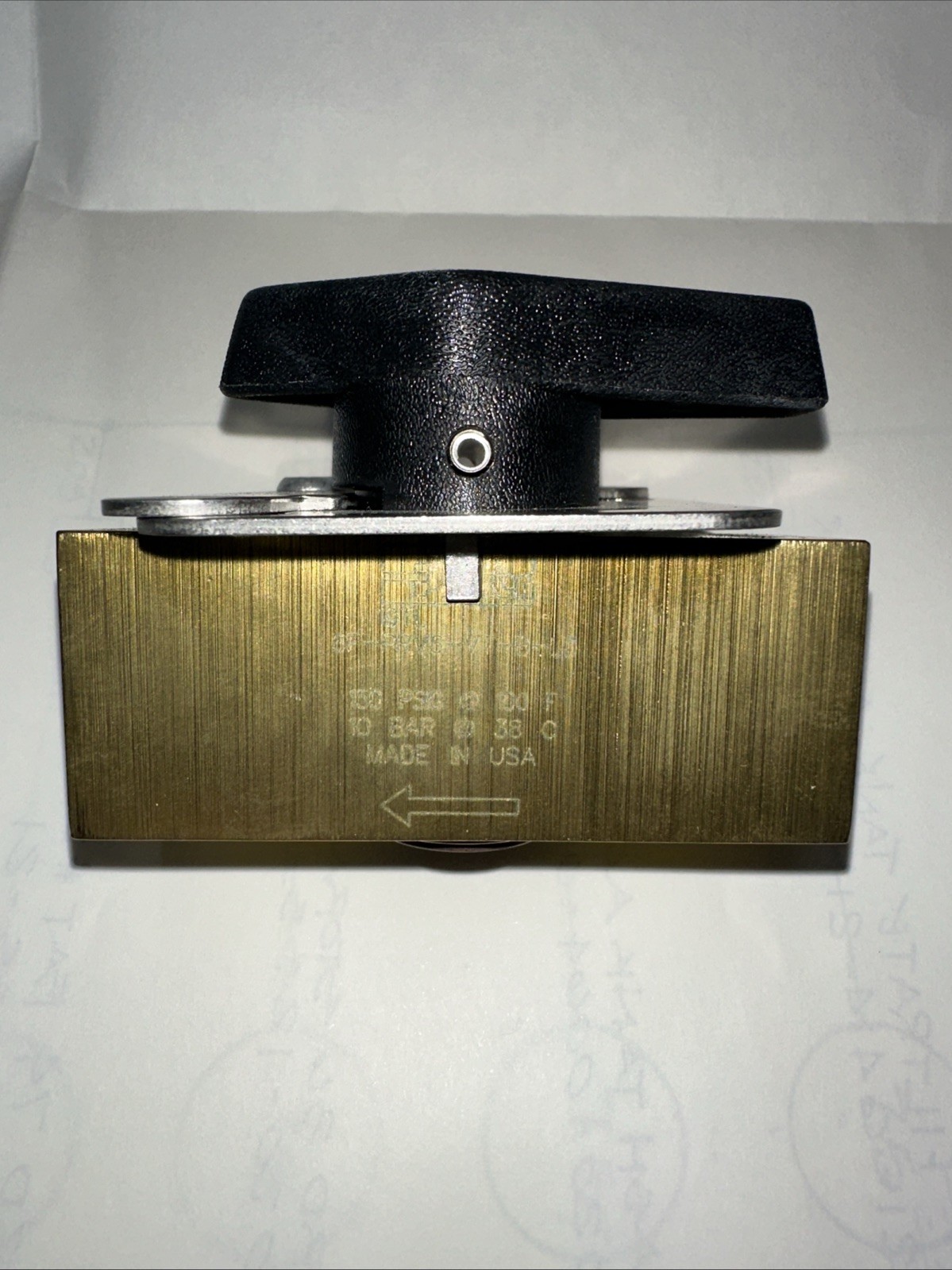 NEW PARKER 6F-PRV6-VT-B-LD PLUG VALVE BRASS