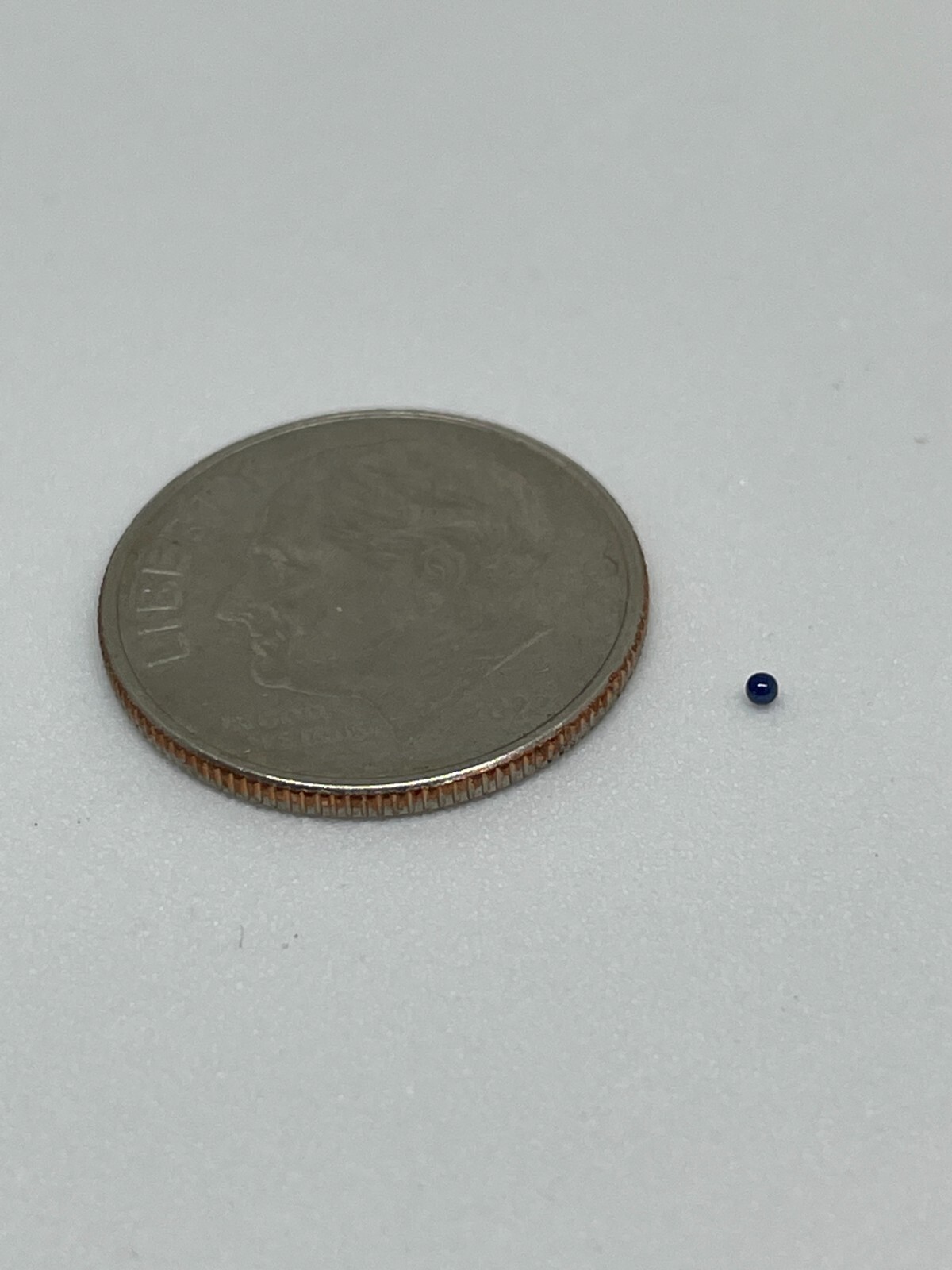 Blue Synthetic Sapphire Ball 1mm, Sphere, Corundum