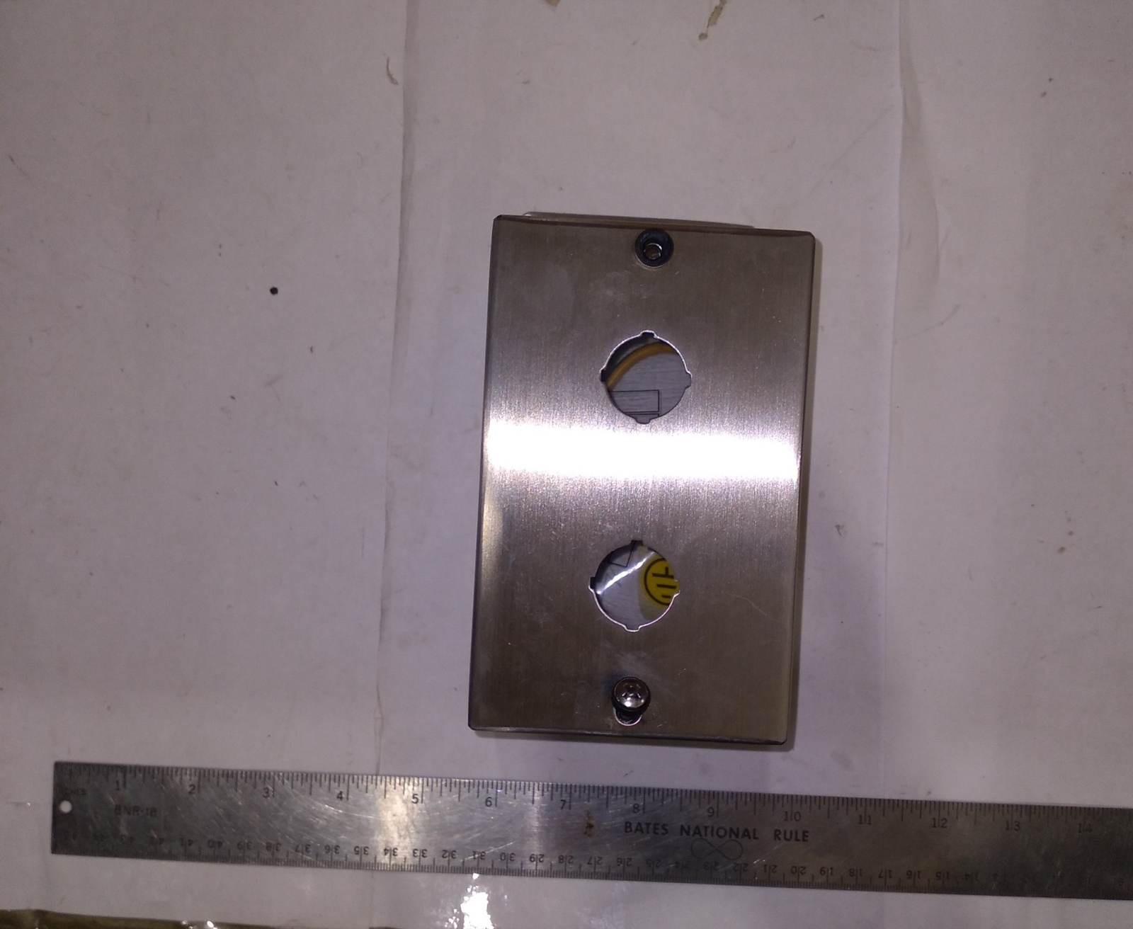 EUROBEX XIII 1400 SDSS 4X-12 stainless two button control box oil and dust tight