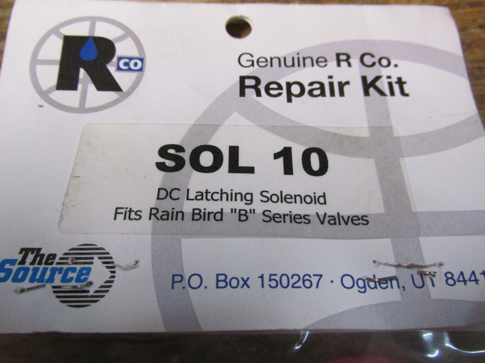 NEW NOS R Co. SOL 10 Repair Kit DC Latching Solenoid Fits Rain Bird B Series
