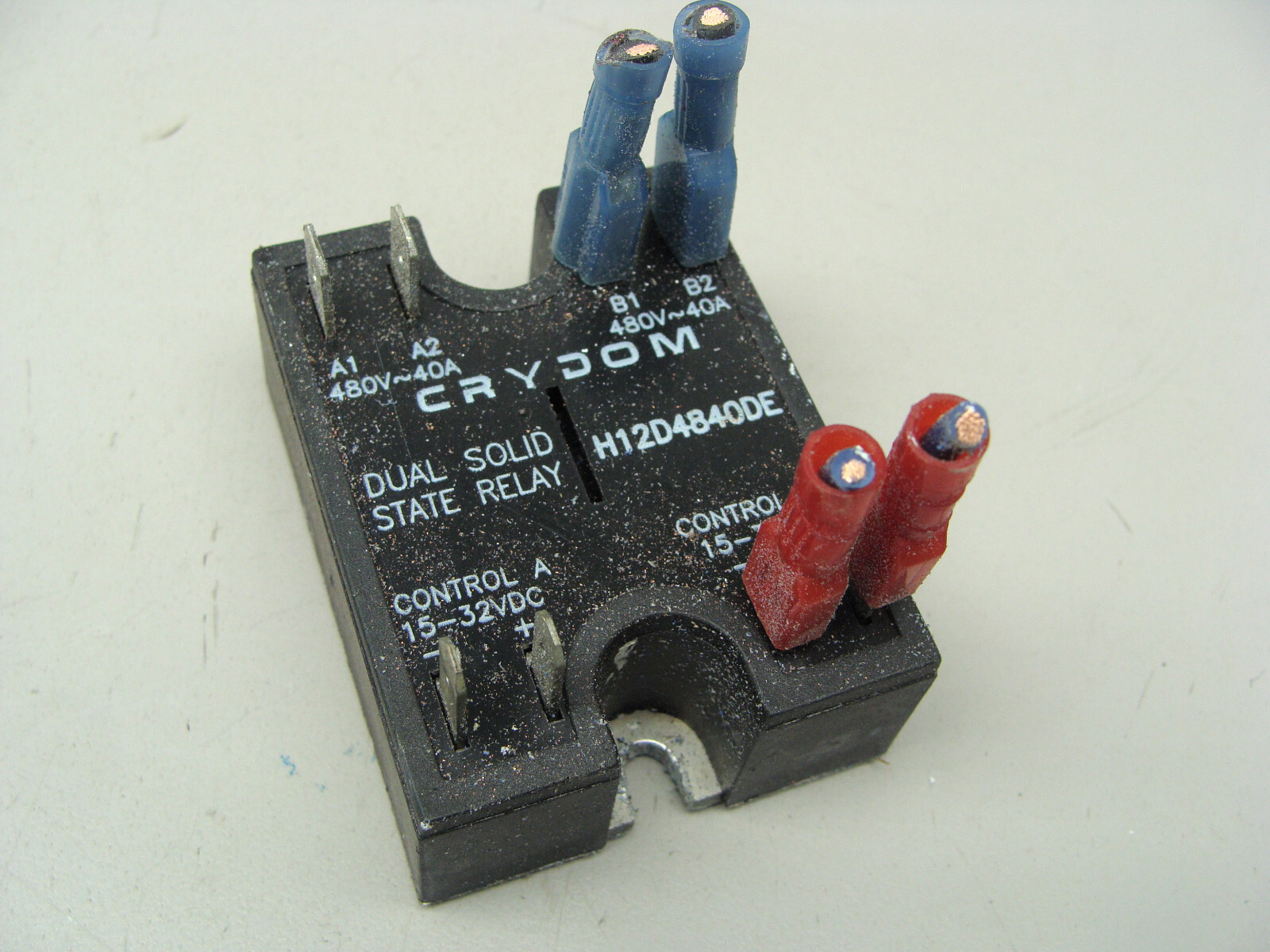 CRYDOM DUAL SOLID STATE RELAY H12D4840DE 480V 40A