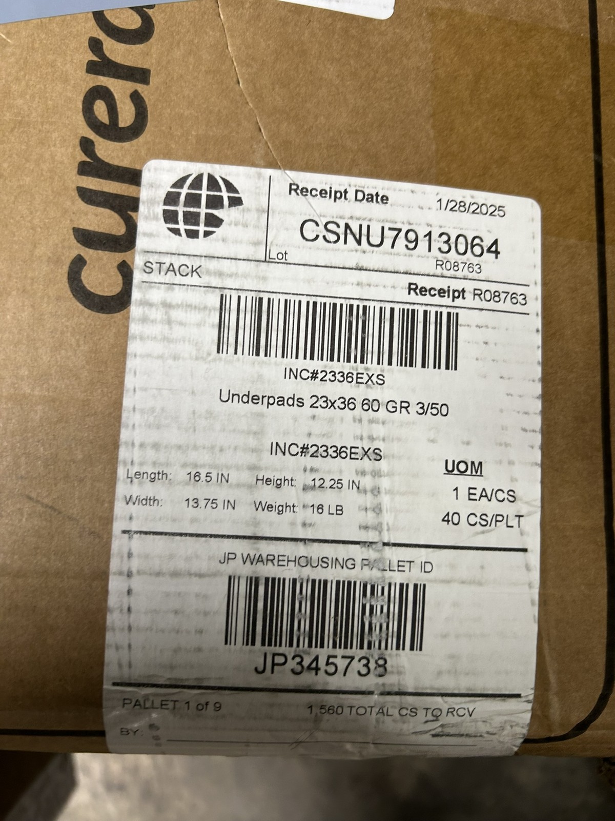 Curera INC 2336EXS Disposable Underpads 23″ x 36″ – Lot of 100