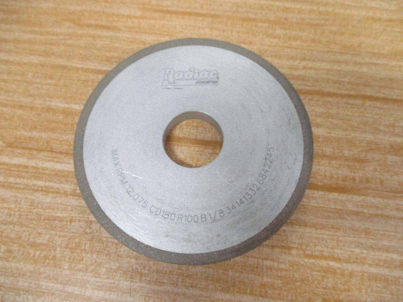 Radiac CD180R100B1 1A1 Grinding Wheel 34141332 (Pack of 3)