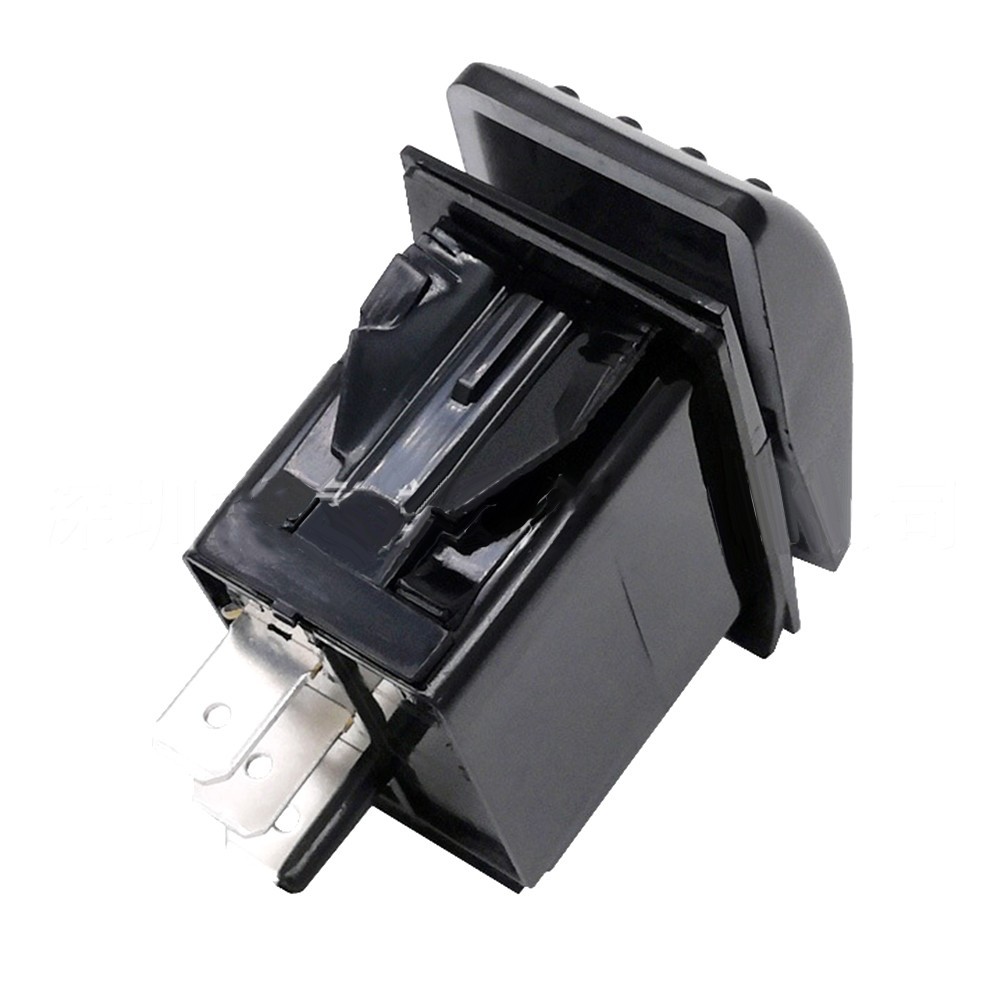 Switch Rocker Switch (ON)-OFF-(ON) 12/24VDC Rectangular SPDT Momentary