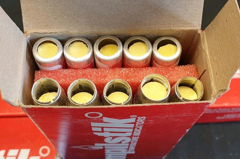Box of 10 x Tempilstik Temperature Indicator Marker Pens – Various Temperatures