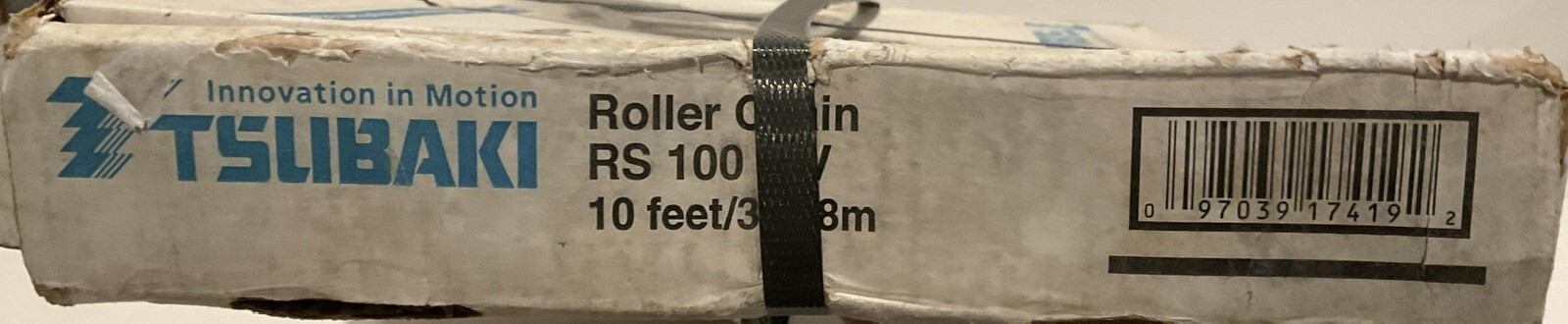 NEW IN BOX! TSUBAKI 10′ ROLLER CHAIN RS100-RIV