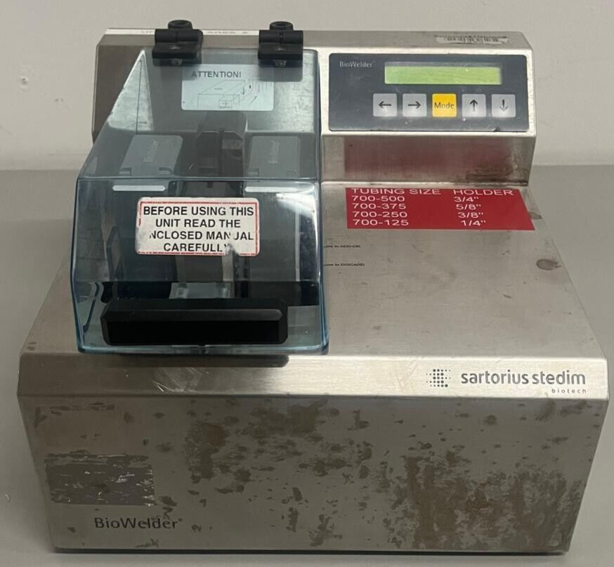 Sartorius Stedim BioWelder REED Welder Sterile Tube Thermal Plastic Sealer