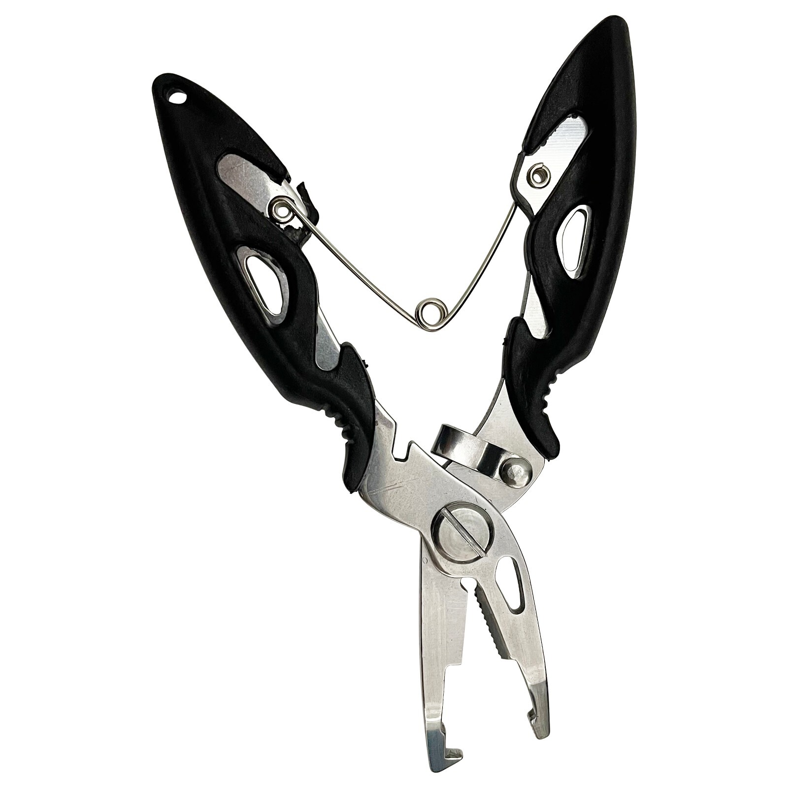 Outdoor Fishing Pliers Scissors Line Cutter Split Ring Hook Remover Tool 1PCS
