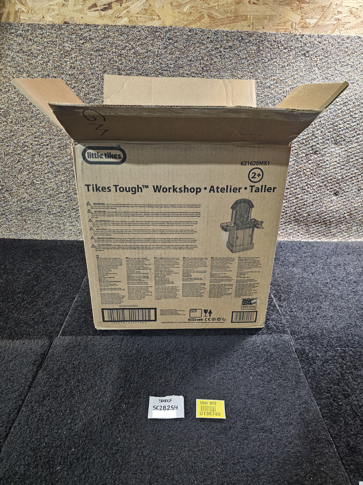 Little Tikes Tough Workshop Atelier Construction Playset For 2 yr old+ 621628M